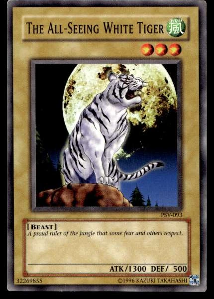 The All-Seeing White Tiger - Pharaoh's Servant #PSV-093