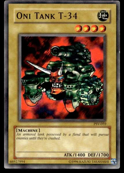 Oni Tank T-34 - Pharaoh's Servant #PSV-059