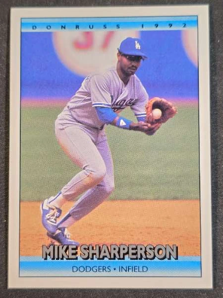 Mike Sharperson - 1993 Topps / 1992 Donruss #526