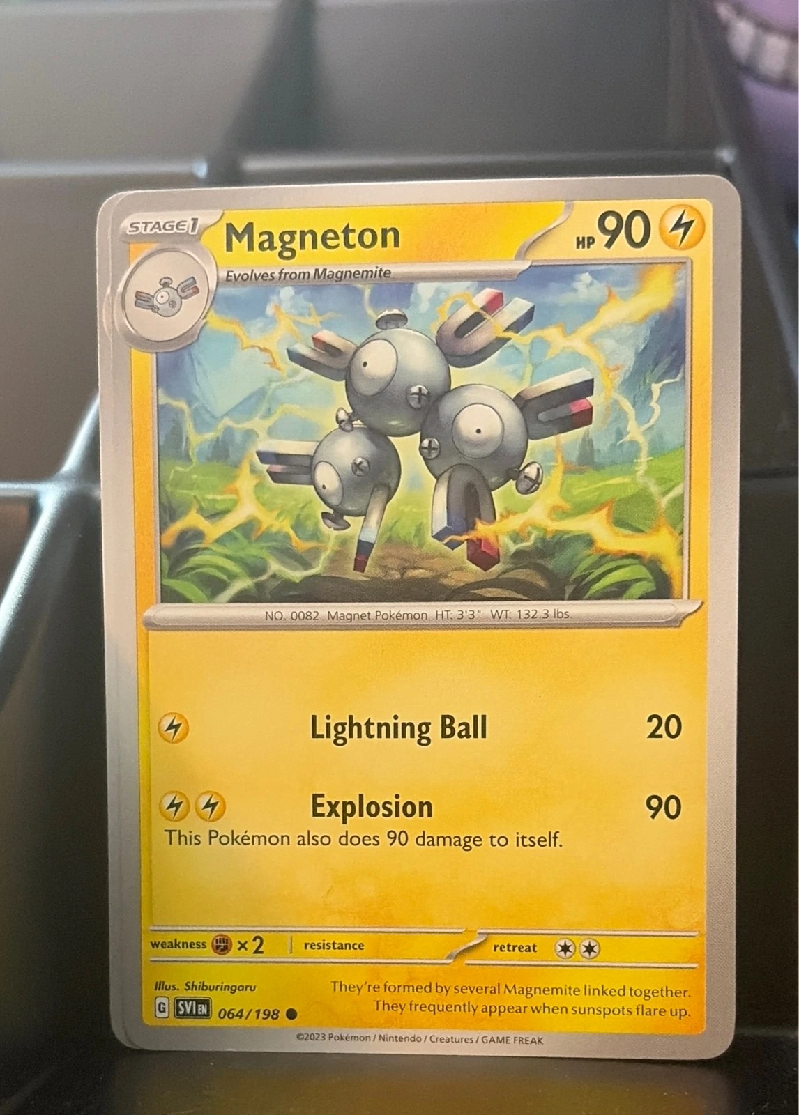 Magneton 064/198 Common Scarlet & Violet Pokemon Near Mint #064/198
