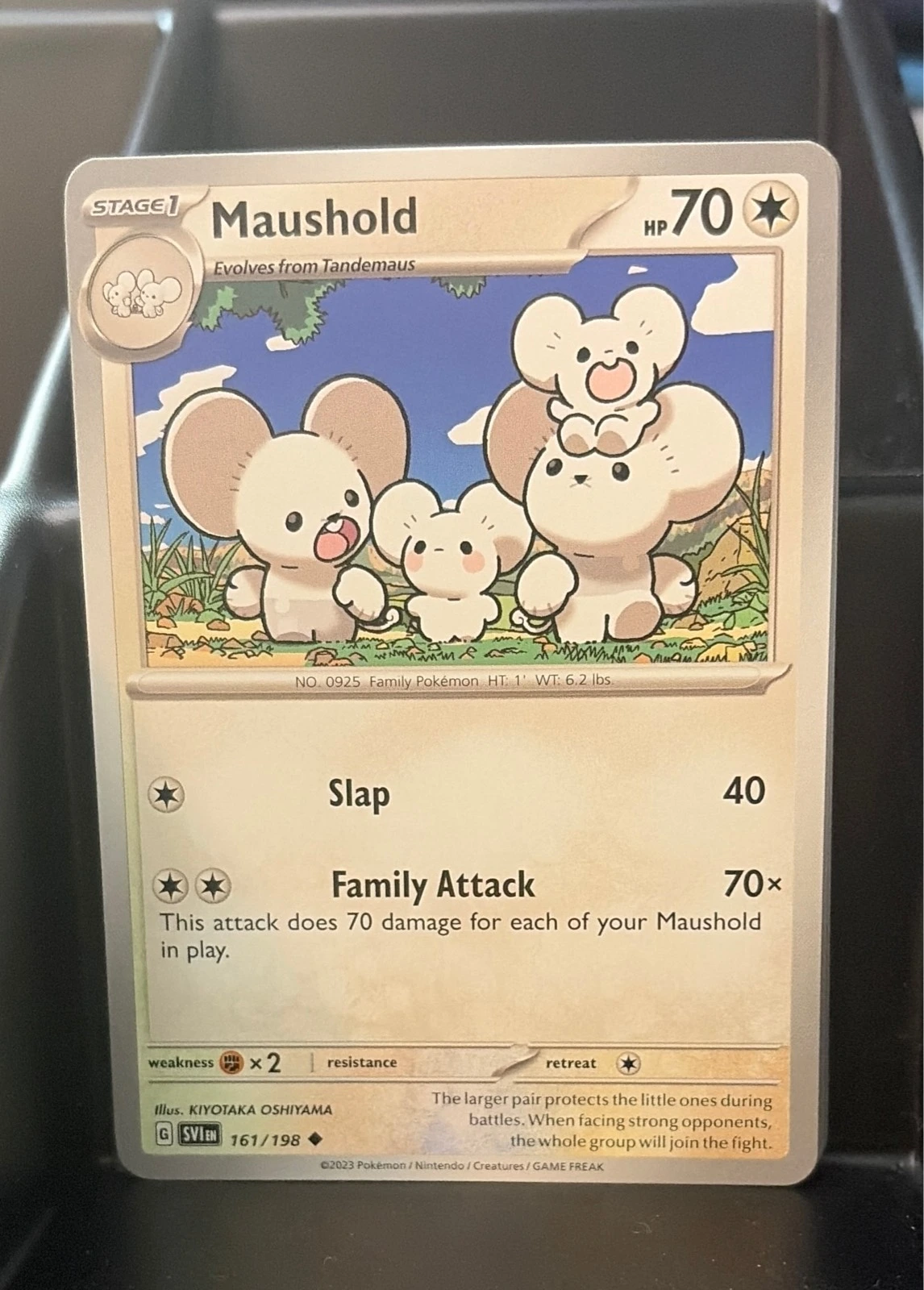 Maushold - 161/198 - Scarlet & Violet Base Pokemon 2023 #161/198