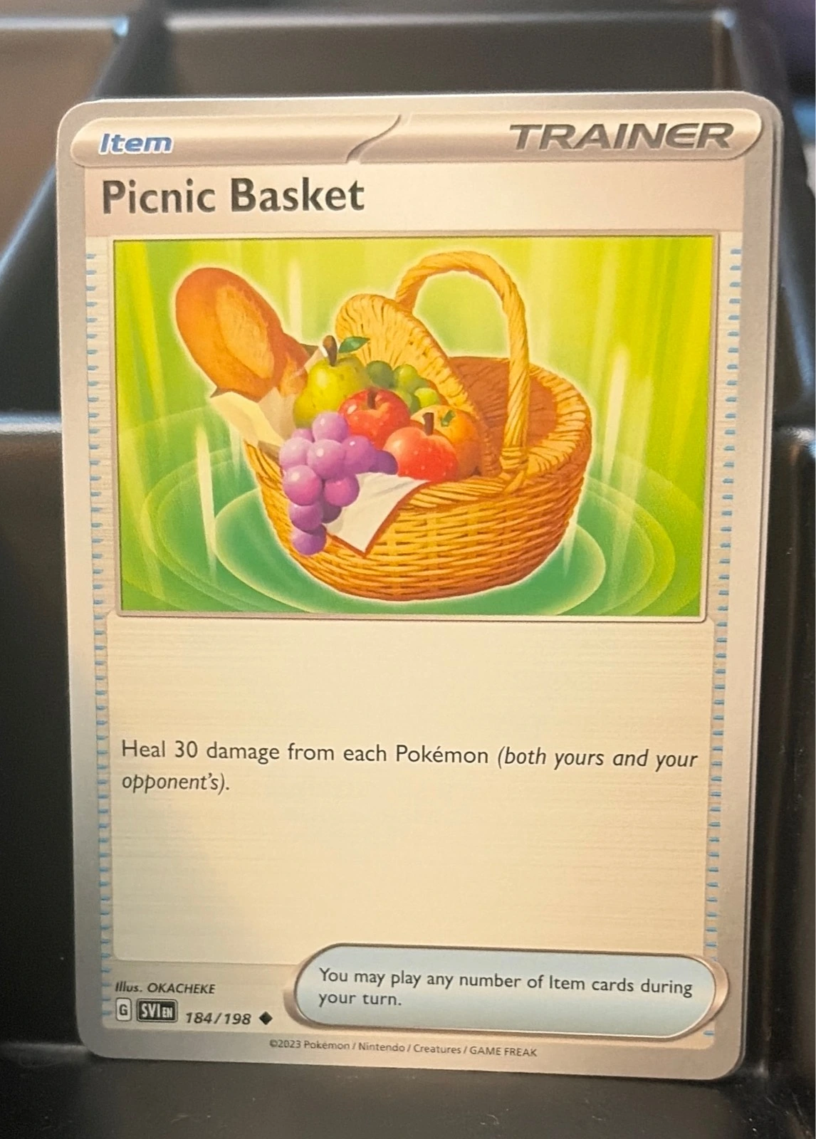 Picnic Basket 184/198 Uncommon Scarlet & Violet Pokemon Near Mint #184/198