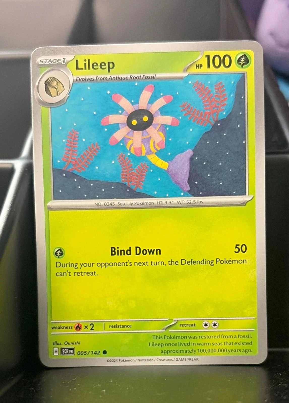 Lileep 005/142 - Stellar Crown - Normal [002-171] #005/142