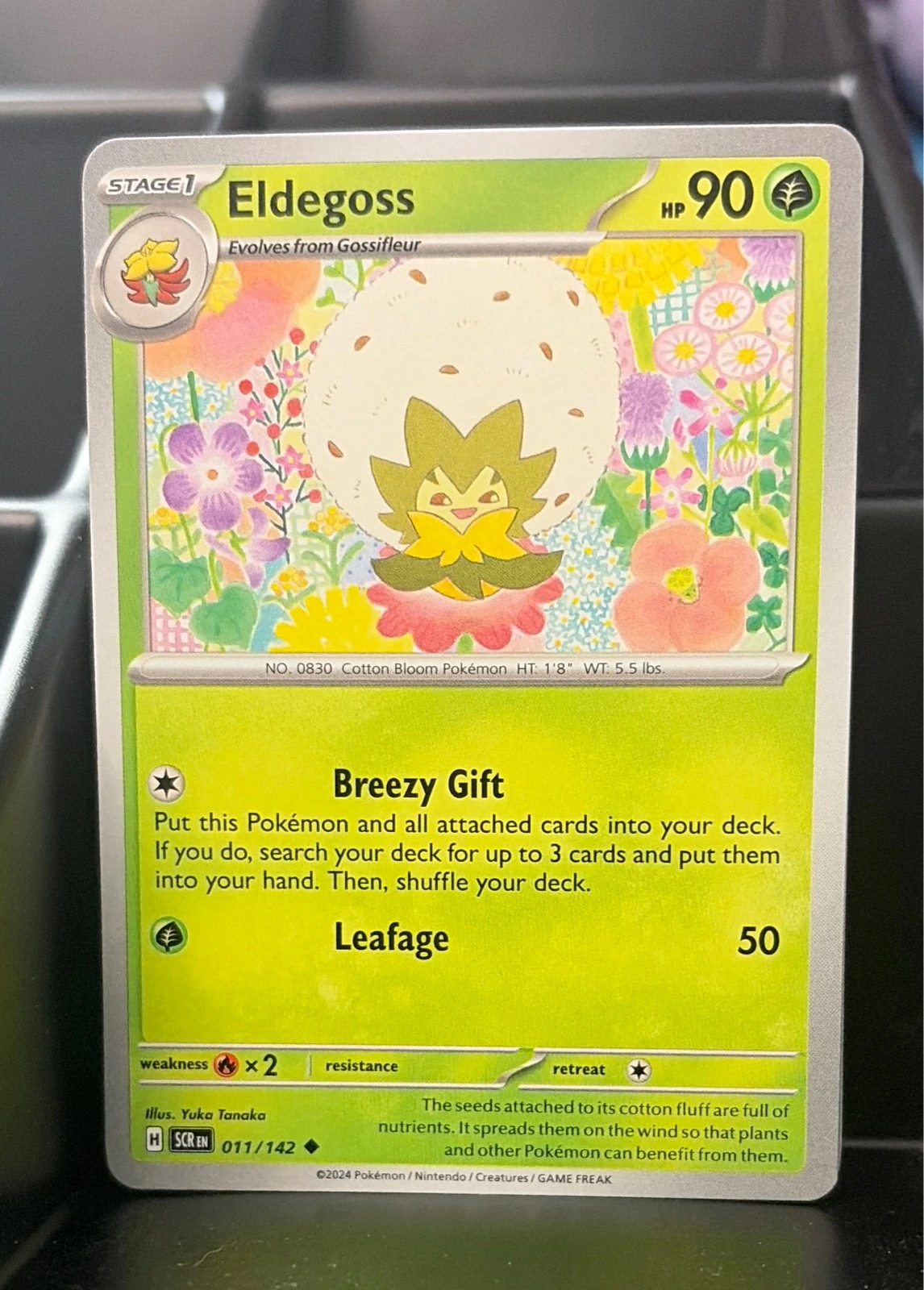 Eldegoss Normal Uncommon SV07: Stellar Crown 011/142 NM #011/142