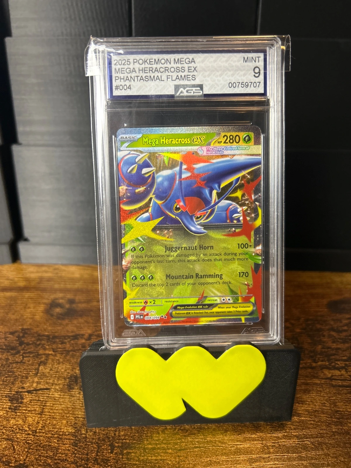 2025 Mega Heracross EX AGS 9