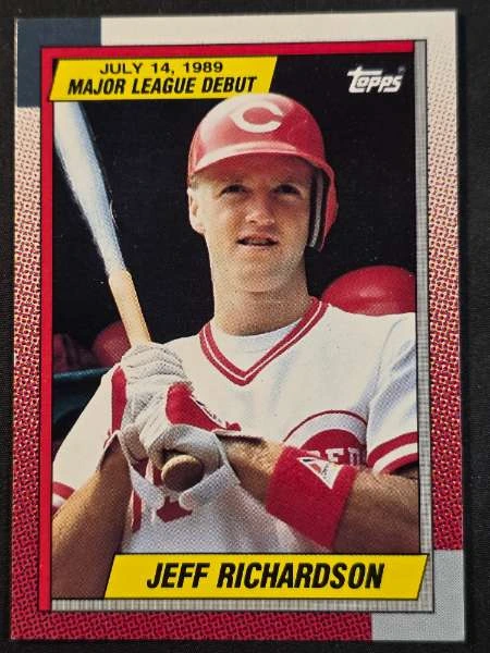 Jeff Richardson - 1990 Topps Major League Debut #100