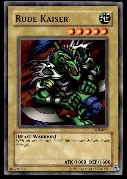 Rude Kaiser - Starter Deck: Kaiba #SDK-027