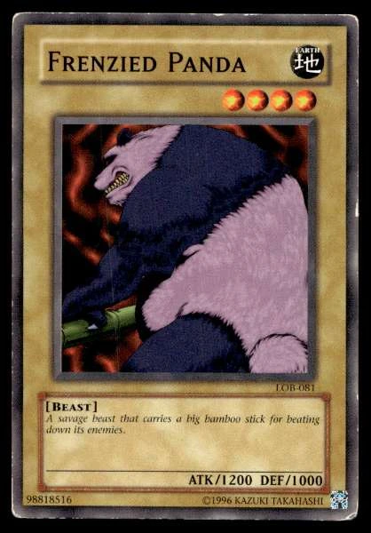 Frenzied Panda - Legend of Blue Eyes White Dragon #LOB-081