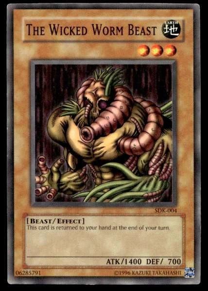 The Wicked Worm Beast - Starter Deck: Kaiba #SDK-004