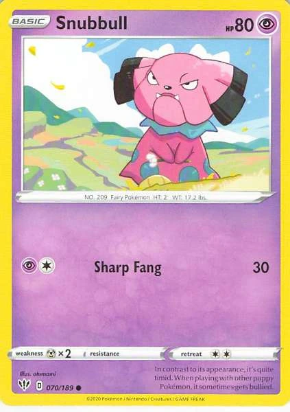 Snubbull - Darkness Ablaze #070/189
