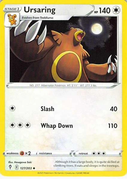 Ursaring - Evolving Skies #127/203