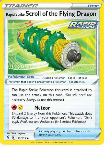 Rapid Strike Scroll of the Flying Dragon - Evolving Skies #153/203