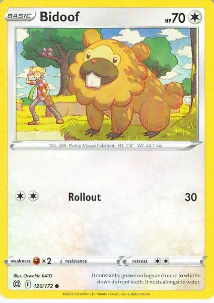 Bidoof - Brilliant Stars #120/172