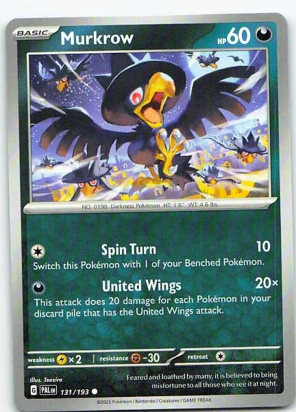 Murkrow - Paldea Evolved #131/193