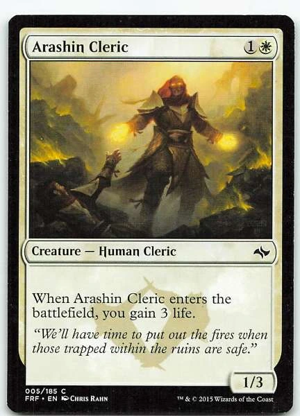 Arashin Cleric - Fate Reforged #005/185