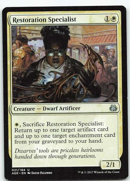 Restoration Specialist - Aether Revolt #021/184