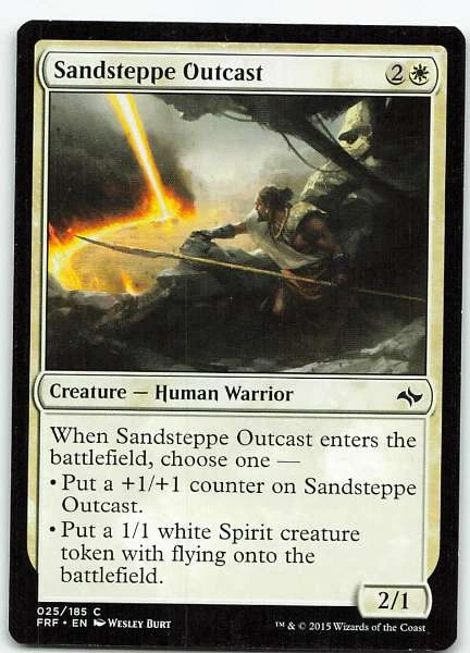 Sandsteppe Outcast - Fate Reforged, Foundations Jumpstart #025/185