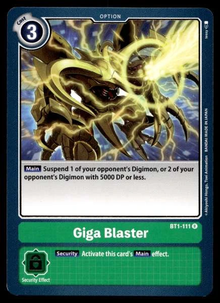 Giga Blaster - Release Special Booster #BT1-111