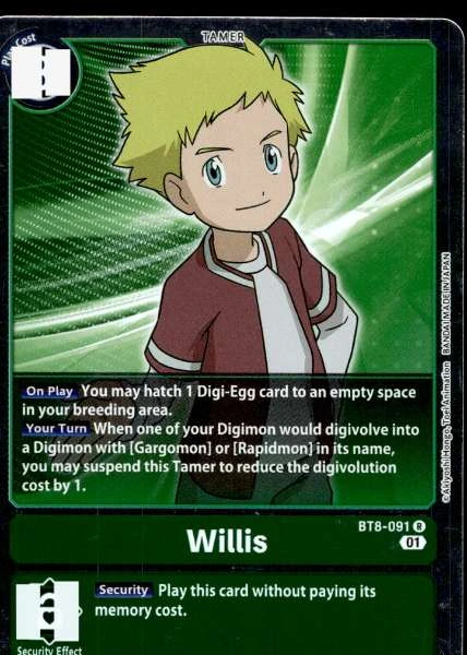 Willis - New Awakening #BT8-091
