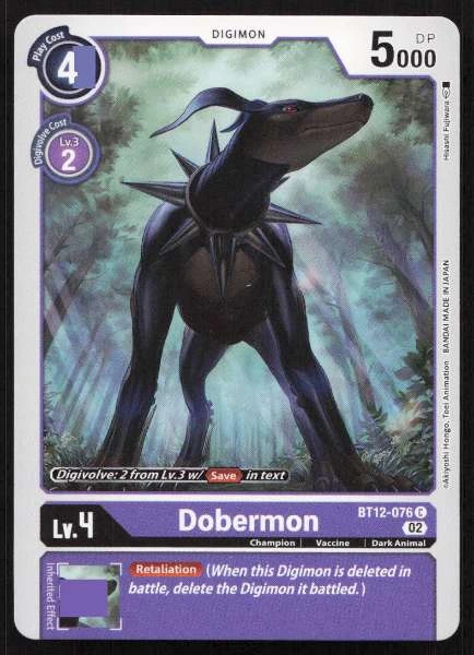 Dobermon - Across Time #BT12-076