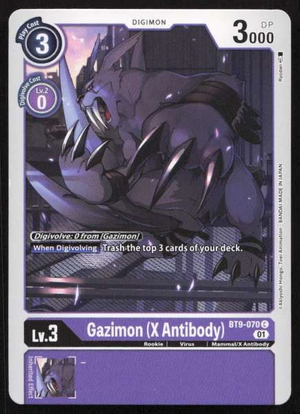 Gazimon (X Antibody) - X Record #BT9-070