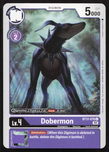 Dobermon - Across Time #BT12-076