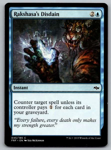 Rakshasa's Disdain - Fate Reforged #045/185