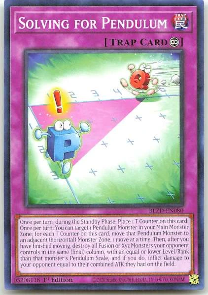 Solving for Pendulum - Blazing Dominion #BLZD-EN080