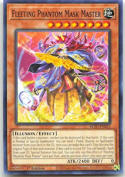 Fleeting Phantom Mask Master - Blazing Dominion #BLZD-EN023