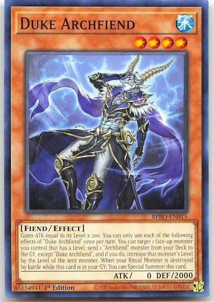 Duke Archfiend - Burst Protocol #BPRO-EN015