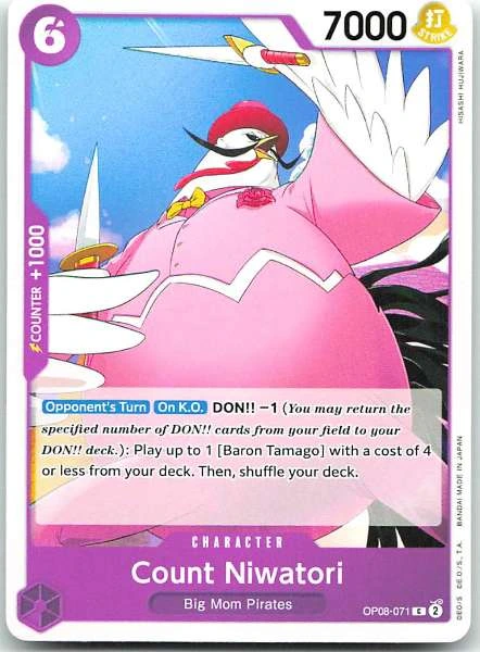 Count Niwatori - Two Legends #OP08-071