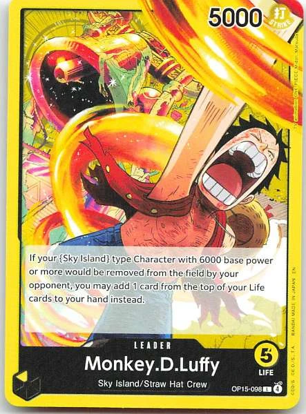 Monkey.D.Luffy - Adventure On Kami's Island #OP15-098