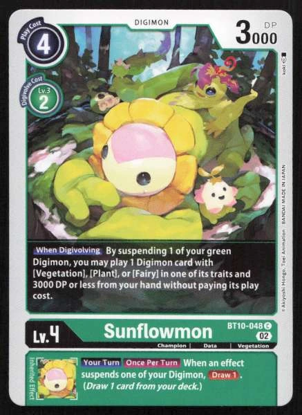 Sunflowmon - Xros Encounter, Versus Royal Knights #BT10-048