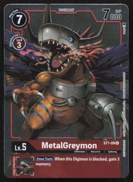 MetalGreymon - Starter Deck Gaia Red #ST1-09
