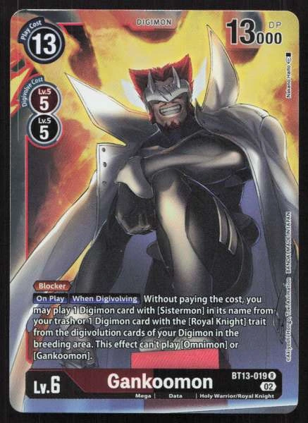 Gankoomon - Versus Royal Knights #BT13-019