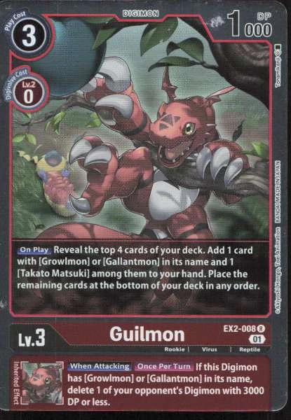Guilmon - Digital Hazard #EX2-008