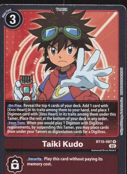 Taiki Kudo - Xros Encounter #BT10-087