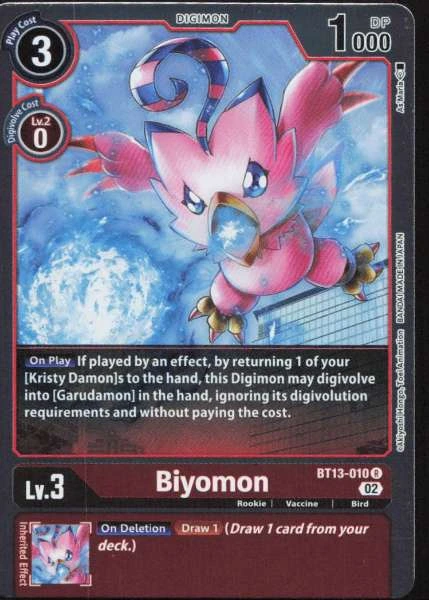 Biyomon - Release Special Booster 1.0 1.5 #BT13-010