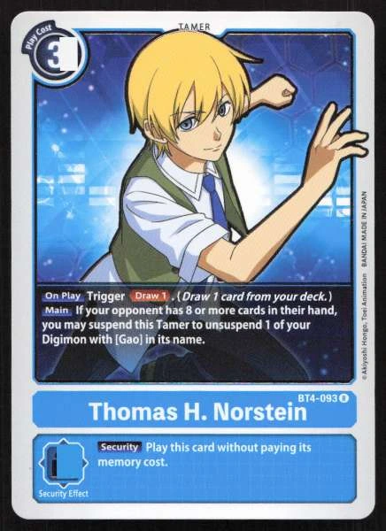 Thomas H. Norstein - Great Legend #BT4-093