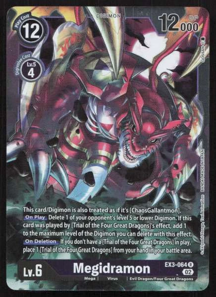 Megidramon - Draconic Roar #EX3-064