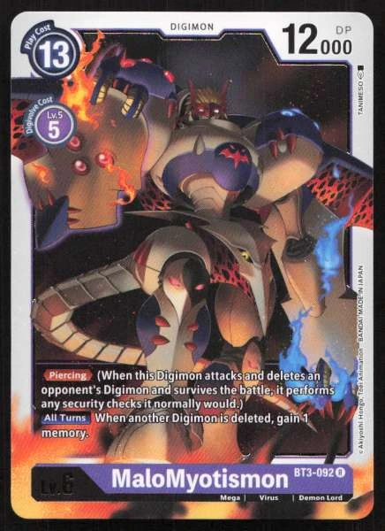 MaloMyotismon - Release Special Booster 1.5 #BT3-092