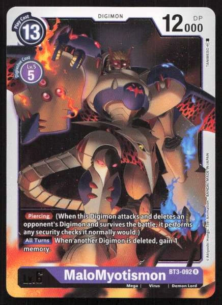MaloMyotismon - Release Special Booster 1.5 #BT3-092