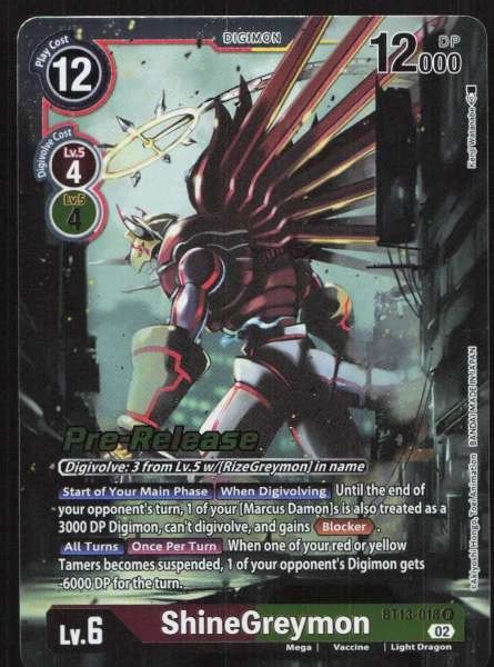 ShineGreymon - Versus Royal Knights #BT13-018
