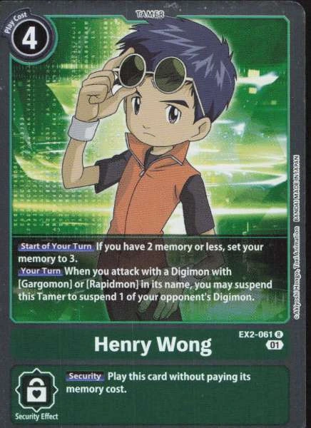 Henry Wong - Digital Hazard #EX2-061