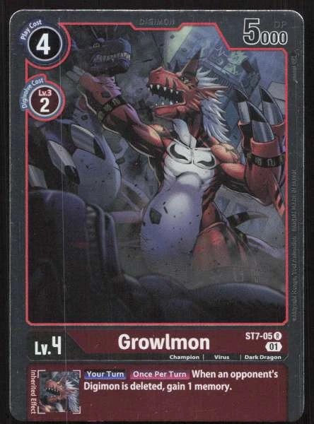 Growlmon - Starter Deck 7: Gallantmon #ST7-05