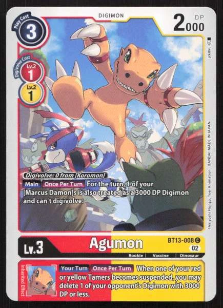 Agumon - Multiple Sets #BT13-008