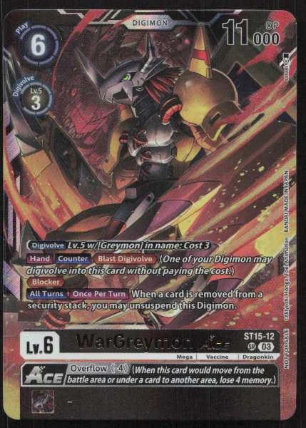 WarGreymon Ace - Dragon of Courage #ST15-12