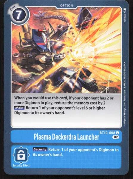 Plasma Deckerdra Launcher - Xros Encounter #BT10-098