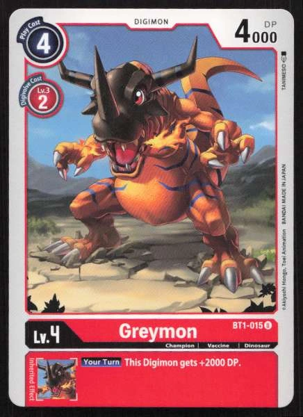 Greymon - Multiple Sets #BT1-015