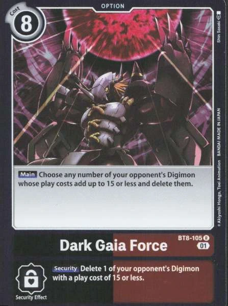 Dark Gaia Force - New Awakening #BT8-105